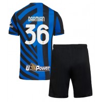 Camiseta Inter Milan Matteo Darmian #36 Primera Equipación para niños 2024-25 manga corta (+ pantalones cortos)